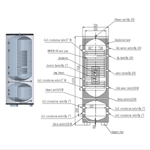 Solutions de chauffage de l'<span class=keywords><strong>eau</strong></span> Pompes à chaleur Chauffe-<span class=keywords><strong>eau</strong></span> Chauffe-<span class=keywords><strong>eau</strong></span> solaires Réservoirs tampons pour usage domestique commercial et industriel - Product Image 3
