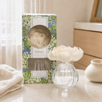 Diffuseur d'arômes parfumé en forme de fleur d'hortensia en papier, pour la chambre à coucher, la table, les petits espaces, décoration parfumée, cadeau