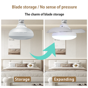 Luz LED para ventilador de techo 26W 3000lm DC <span class=keywords><strong>Motor</strong></span> silencioso, atenuación y temperatura de color, E26, control remoto, temporizador de eficiencia energética - Product Image 2