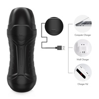 Jouet sexuel masculin, masturbateur automatique avec 10 modes de vibration et d'aspiration, pompe à pénis, stimulateur de poche avec texture 3D