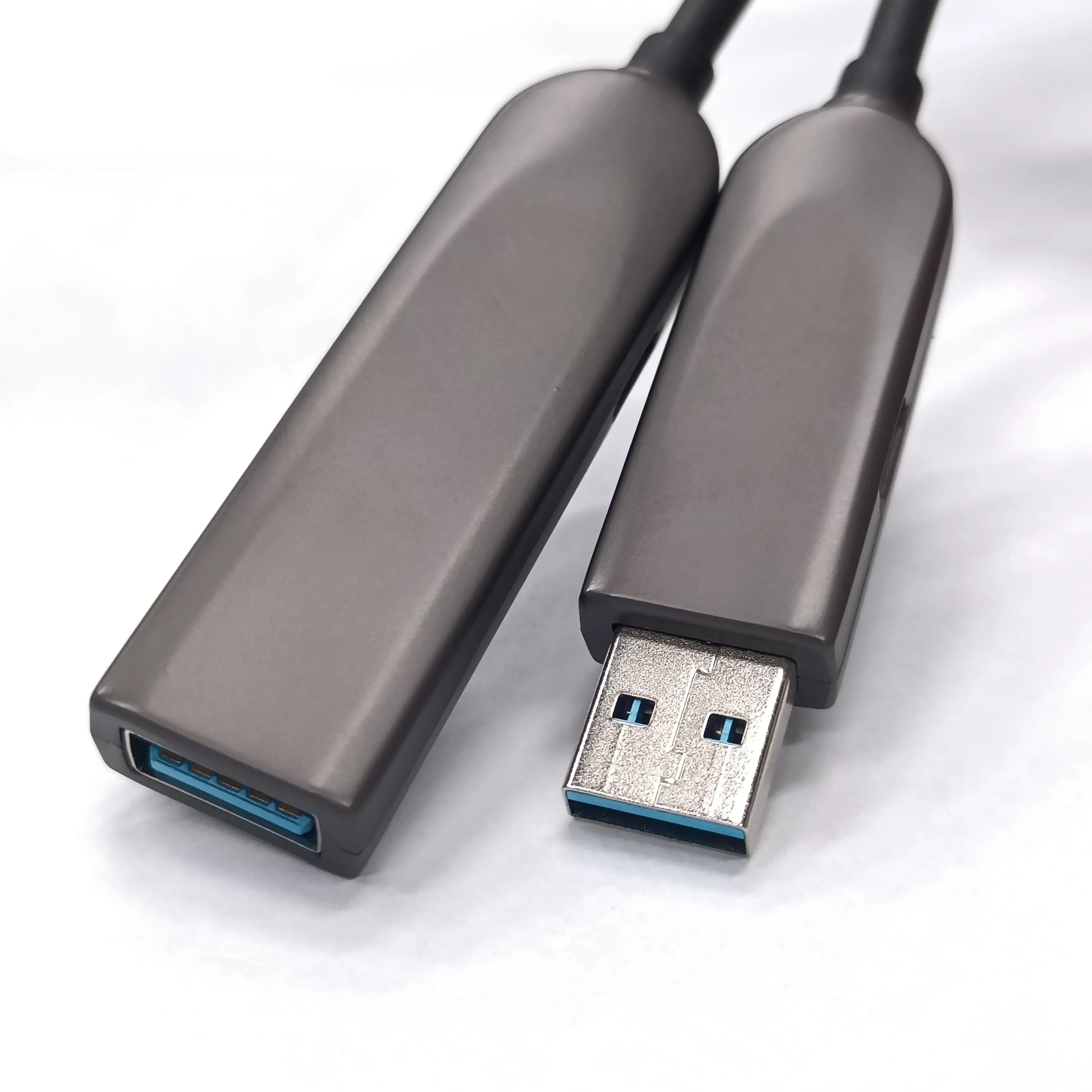 High Speed Long 5 Gbit/s AOC Active USB 3.0 Glasfaser kabel zwischen Stecker und Buchse Glasfaser USB 3.0 Verlängerung kabel 5M-100M