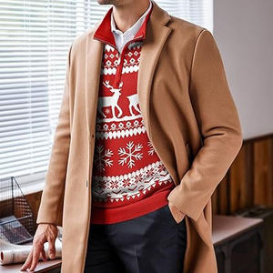 Sudadera con Capucha para Hombre, Cierre de Cremallera de un Cuarto, Manga Larga, Color Sólido, Cuello Alto, Informal, para Golf, Invierno, Bordada, ODM, 100% Algodón - Product Image 3