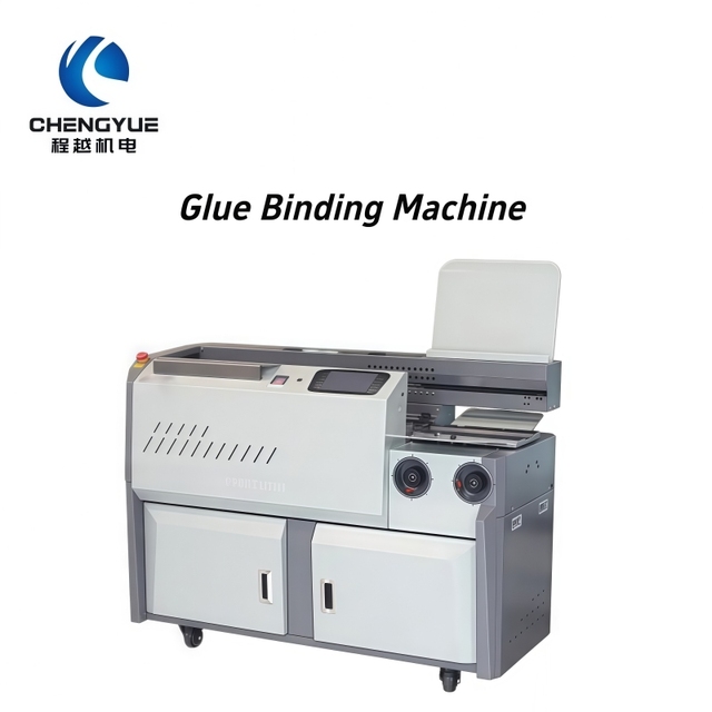 Industrial Perfect Book Binder Automatic Glue Roller Side Glue Application Smart Control System for Printing House
