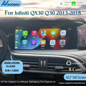 วิทยุติดรถยนต์ขนาด 10.5 นิ้ว สำหรับ Infiniti QX30 Q30 ปี 2013-2018 เครื่องเล่นมัลติมีเดีย Android พร้อมระบบนำทาง GPS หน้าจอสัมผัส รองรับ Wireless Carplay - Product Image 2