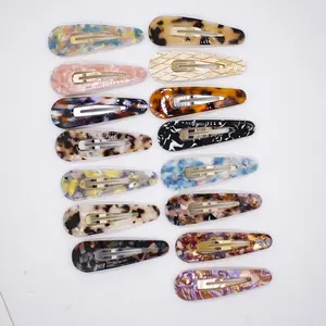 New Mini Snap Popular Stock Hair Accessories Clips Bb Snap Hairclips For Women