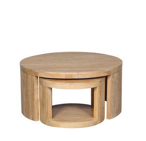 Table basse indienne artisanale moderne réglable en bois artisan Design chambre salon maison hôtel école hôpital - Product Image 1