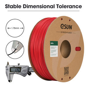 เส้นพลาสติก ESUN ABS+ สำหรับเครื่องพิมพ์ 3 มิติ ขนาด 1.75 มม. น้ำหนัก 1 กก. (2.2 ปอนด์) สำหรับเครื่องพิมพ์ 3 มิติ - Product Image 2