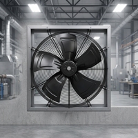 Ventilateur axial AC puissant de 630 mm, 1380 tr/min, grand volume d'air, ventilation pour usage industriel