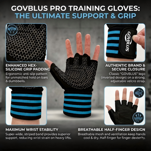 <span class=keywords><strong>Guantes</strong></span> <span class=keywords><strong>para</strong></span> Levantamiento de Pesas, <span class=keywords><strong>Guantes</strong></span> de Gimnasio Transpirables con Palma de Panal de Abeja y Muñequera, <span class=keywords><strong>Guantes</strong></span> de Entrenamiento <span class=keywords><strong>para</strong></span> Fitness - Product Image 4