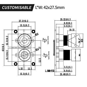 IMX415 4K 60fps 8MP Binocular Ultra HD Camera Module Star Light Low Illumination for 3D Scanner/<b>AGV</b>/Robot/Stereo Vision - Product Image 4