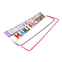 Sac de rangement pour Mahjong en PVC, 166 tuiles, résistant à l'humidité, avec fermeture éclair métallique, économique