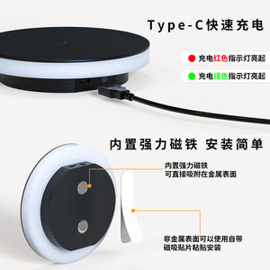 Lámpara de pared Led minimalista moderna, material de PC, Control táctil, batería interna de 36V, luz nocturna para pasillos de Hotel, escaleras - Product Image 3