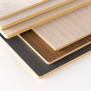 Chaojia waterproof facile da pulire wallboard 5mm 8mm di bambù legno di carbone/fibra di carbone impiallacciatura pannello di parete