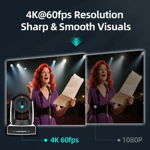 ชุดกล้อง 3x MC630 + MKB20 PTZ ความละเอียด 4K60fps ระบบติดตาม AI สำหรับการถ่ายทอดสด รองรับ PoE HDMI/SDI/<span class=keywords><strong>NDI</strong></span>/USB ซูมออปติคอล 30 เท่า - Product Image 4