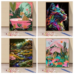 Kit de Pintura por Números, Estilo Impresionista, Kit de Pintura al Óleo para Hacerlo Uno Mismo, Lienzo al Óleo, Arte de Pared, Pintura por Números Personalizada de Diseñador, 30*40cm - Product Image 6