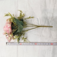 QIDA CJ23136 7 tête fleurs artificielles en pot couronnes et plantes fausses fleurs pour la maison mariage fleurs décoratives Offre Spéciale 23236