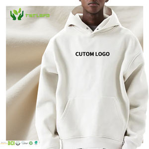 Pull-over à capuche unisexe écologique à logo personnalisé Sweat-shirt d'hiver baggy de qualité en éponge française surdimensionné poids lourd brodé - Product Image 1