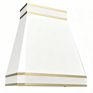 Hotte de cuisine architecturale sur mesure avec garniture en laiton pour cuisines résidentielles de luxe, hotte de cuisine architecturale, hotte de cuisine sur mesure, Bespo - Product Image 4