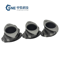 30 °   Elementos de Tornillo para Bloques de Amasado, Hidróxido de Aluminio, Plástico PC, Nanocomposites PEEK, Extrusoras