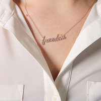Collier personnalisé avec plaque nominative entièrement sertie de diamants, bijoux en argent 925, collier avec nom personnalisé, cadeau pour femme