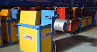 Machine à friser rotative électrique Preda pour conduits d'air ronds, machine à friser rotative HVAC, machine à friser pour tôles métalliques