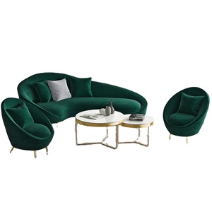 Bắc Âu Bằng Đá Cẩm Thạch Sang Trọng Phòng Khách Theo Phong Cách Tinh Tế Và Thanh Lịch Sofa Vải Nghệ Thuật Màu Sắc Tùy Biến Sofa - Product Image 1