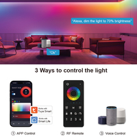 C104Z Controlador RGB de 4 zonas MESH Remote GroupSync Tuya Smart Zigbee Mini 12/24V PWM Cambio de color Decoración Controlador LED RGBW