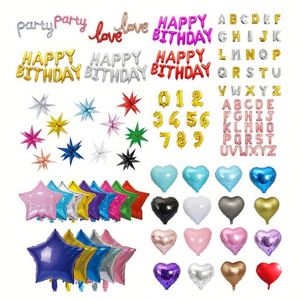 Ballons en aluminium en forme de cœur de 18 pouces avec logo personnalisé, rouge, pour mariage, fiançailles, Saint-Valentin - Product Image 4