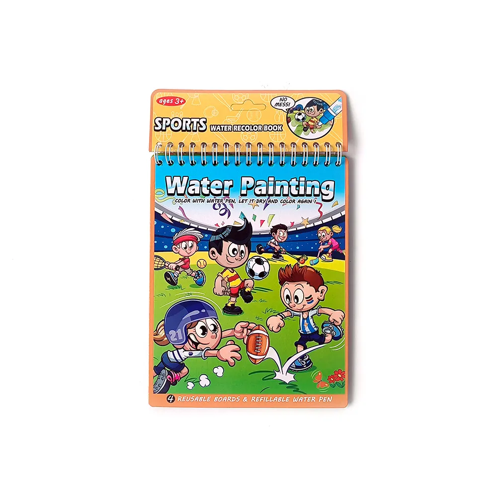 Многоразовые доски спортивные стильные детские книги для рисования водой многократное использование воды граффити книга портативная книга для рисования