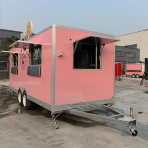 Pizza Trailer Outdoor Dessert Food Truck CE Certified Coffee Snack <b>Cart</b> - Product Image 6