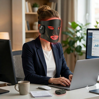 Contrôleur magnétique sans fil le plus vendu avec lumière rouge pour masque facial, doté d'une nouvelle technologie, pour usage domestique.