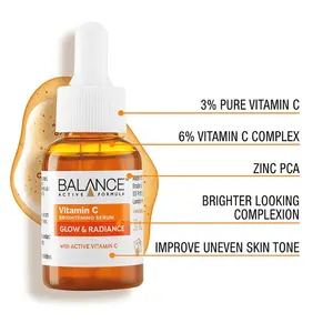 Sérum à la vitamine C équilibrant 30 ml, traitement visage pour un éclat lumineux et radieux - Product Image 3