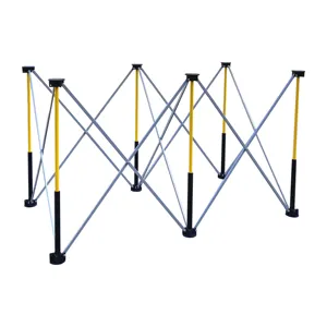 Tall Portable Folding Workstand , Collapsible Workbench, Construction table, Support, Sawhorse