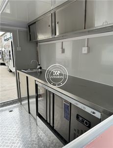 Highly Towing OEM Stainless Steel pink Food Trailer Ice-cream Truck With Water System for Sale in Uk - Product Image 6