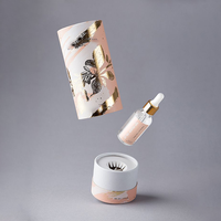 Carton rigide écologique personnalisé boîte à cylindre rond recyclé tube de papier tube de papier d'emballage cosmétique d'huile essentielle de parfum