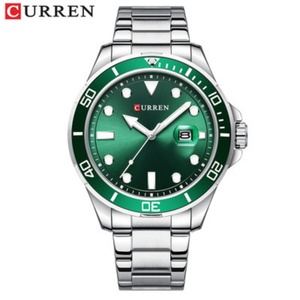 Montres à quartz résistantes à l'eau 3 ATM, bracelet en acier inoxydable, style homme, marque Curren 8388, vente en gros - Product Image 2