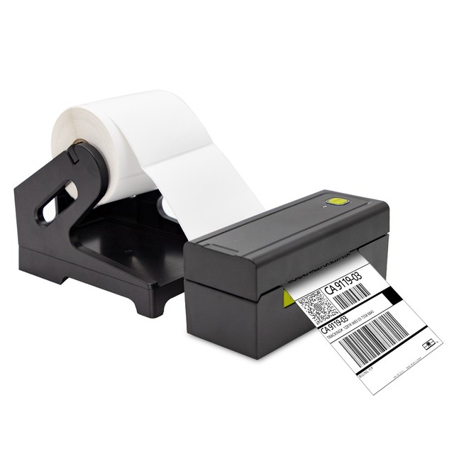 OEM 110mm Shipping Label Barcode Sticker Printer 4 Inch bluetooth Waybill Printer Thermal  for Ebay Shopify FedEx USPS