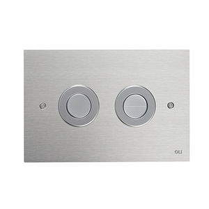 Panel de Interruptores Dobles de 2 Botones en Cromo Satinado de Acero Inoxidable OLI - Product Image 1