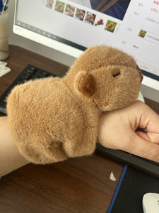 Juguete suave personalizado Animal de peluche Snap pulsera juguetes de peluche suave <span class=keywords><strong>Capivara</strong></span> Slap Capybara pulsera - Product Image 3