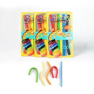 kleurpotloden 6pcs Suppliers-Groothandel Niet Giftig Kleurpotloden 6Pcs Kleur Flexibele Krijt Set Jumbo Waskrijt Voor Kids