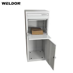 Boîte <span class=keywords><strong>aux</strong></span> <span class=keywords><strong>lettres</strong></span> extérieure autoportante antivol en acier inoxydable avec revêtement en poudre, étanche, pour <span class=keywords><strong>colis</strong></span>, vente en gros OEM/OED - Product Image 2