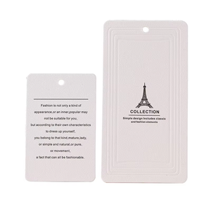 Bền vững thân thiện với môi nổi treo <span class=keywords><strong>Tag</strong></span> cho quần áo in logo thẻ giấy cho trang phục Giày túi quần jean - Product Image 2