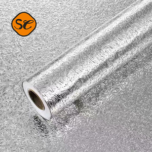 SC diseño geométrico moderno autoadhesivo Peel Stick fondos de pantalla plata metálica impermeable a prueba de aceite para salpicaduras de cocina - Product Image 6