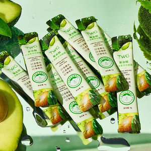 Masker Wajah sekali pakai alpukat masker wajah pembersih pori lumpur wajah penghilang komedo asam kompleks alpukat masker wajah gelembung - Product Image 1