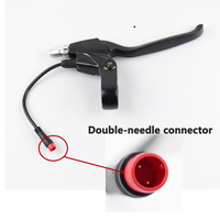 Remhendel voor elektrische scooters Waterdichte remhendel Connector met dubbele naald Schijfremhendel Onderdelen voor elektrische scooters