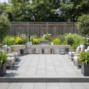 Food Truck Basisstation Outdoor-Schrank - Absenkbare Vorbereitungshöhe mit Stabilisierungsfüßen inklusive - Product Image 4