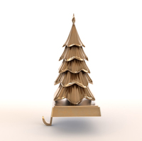 Aangepaste Polyresin Souvenir Boom Kerstsok Hanger