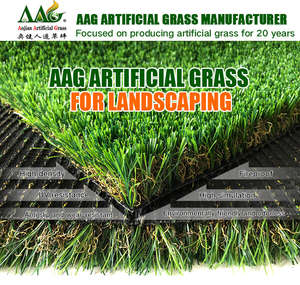 Gazon synthétique AAG fabriqué en Chine : Tapis paysager durable <span class=keywords><strong>avec</strong></span> plusieurs tailles disponibles (35 mm/40 mm/50 mm) – Herbe artificielle - Product Image 1