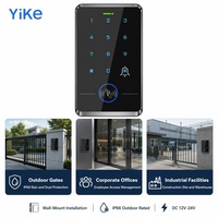 Contrôleur d'accès autonome en métal étanche IP68 avec clavier RFID et sortie relais Wiegand 26 pour entrée de porte de sécurité externe