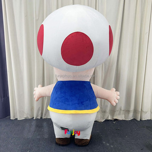 Costume de mascotte gonflable personnalisé pour adultes, personnage de dessin animé, <span class=keywords><strong>champignon</strong></span>, crapaud, à vendre - Product Image 4